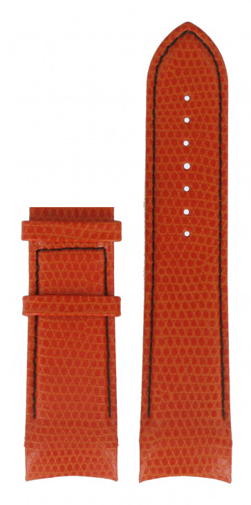 Watch strap Tissot T600030665 / T610030667 Leather Orange 24mm