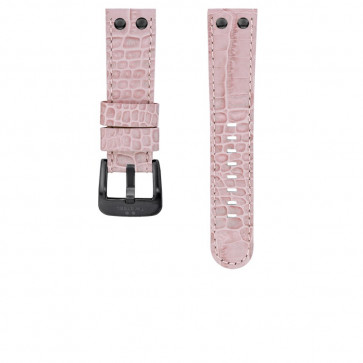 TW Steel watch strap TWB67 / TW67 Leather Pink 22mm + standard stitching
