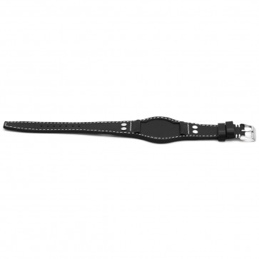 Watch strap Universal UH21 Leather Black 22mm