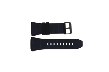 Watch strap Guess W0326G1 / Venture Leather Blue 24mm