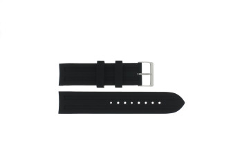 Watch strap Guess W1109G1 / Crew Rubber Black 22mm