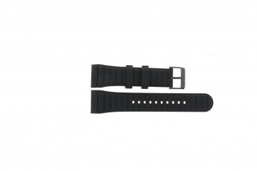 Watch strap Pulsar W861-X006 / PQ2011X1 / PQ2046X1 / PQ2048X1 Rubber Black 24mm