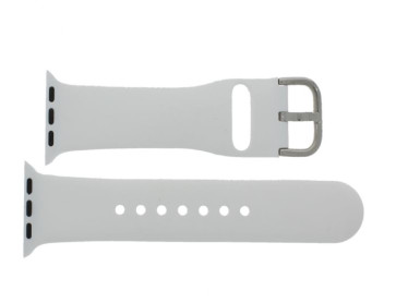 Watch strap Smartwatch Universal App.watch.7-8.le.09G Silicone White 32mm