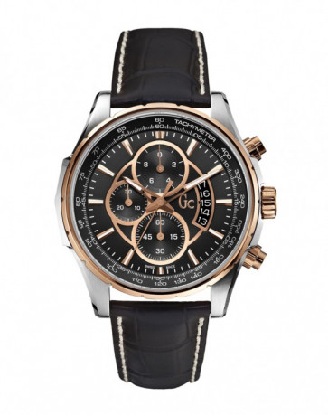 Watch strap Guess X81007G2S Leather Black