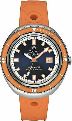 Zodiac outlet orange watch