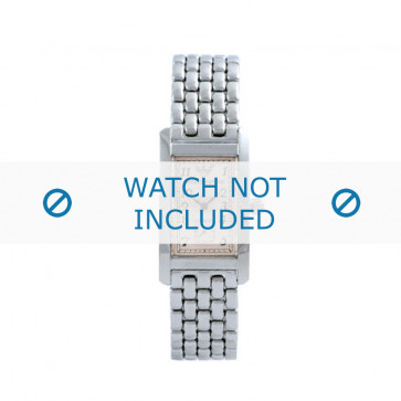 Armani watch strap AR-0106 Steel Silver 19mm 