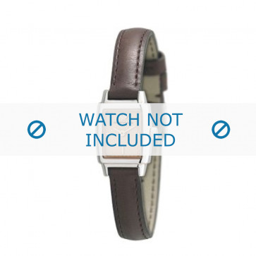 Armani watch strap AR-5507 Leather Dark brown 11mm 