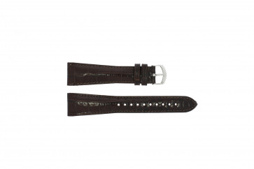 Armani watch strap AR0248 / AR0255 Leather Dark brown 22mm 