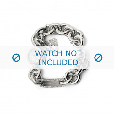 Armani watch strap AR-5715 Steel Silver 10mm 