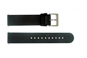 Watch strap Mondaine BM20029 Leather Black 18mm