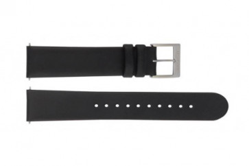 Mondaine watch strap BM20098 / FE16822.20Q.XL Leather Black 22mm