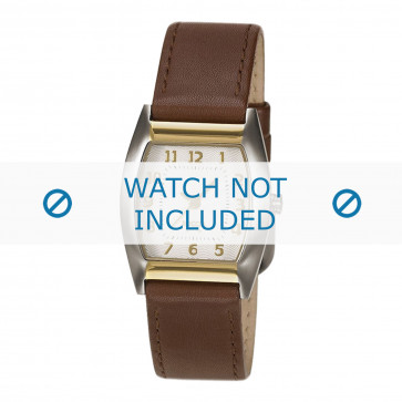 Boccia watch strap 3146-01-BO3146-01-40 Leather Brown + brown stitching