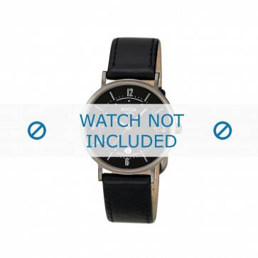 Boccia watch strap 3154 Leather Black 16mm 