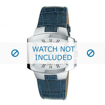 Breil watch strap 2519740846 Leather Blue + blue stitching