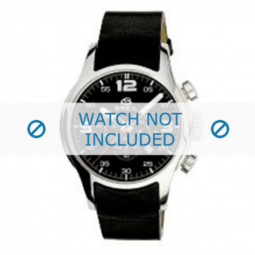 Breil watch strap 2519774090 Leather Black