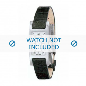 Burberry watch strap BU1001 Leather Black