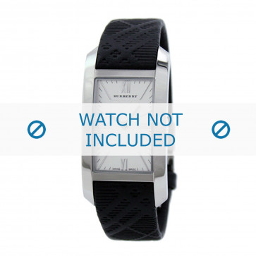 Watch strap Burberry BU1083 Leather Black 14mm