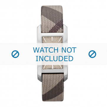 Watch strap Burberry BU9504 / BU9510 Leather Multicolor 14mm