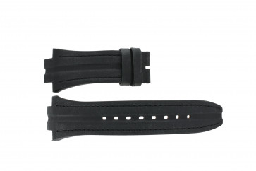 Breil watch strap BW0414 Leather Black + black stitching
