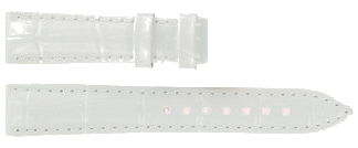 Watch strap Certina C610017280 Leather White 16mm