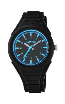 Watch strap Calypso K5724.8 Plastic Black