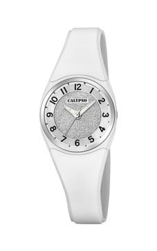 Watch strap Calypso K5752/1 Rubber White