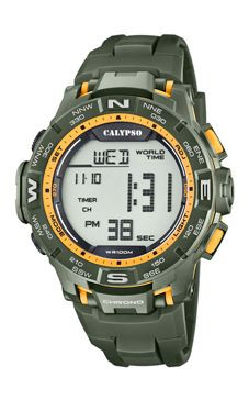 Watch strap Calypso K5816/2 Plastic Green