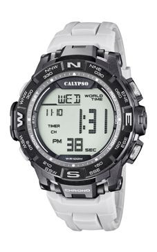 Watch strap Calypso K5816/3 Plastic White