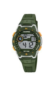 Watch strap Calypso K5853.2 Rubber Green 12mm