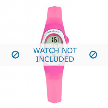 Calypso watch strap K6018-B Rubber / plastic Pink