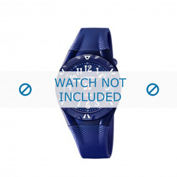 Watch strap Calypso K6064-3 Plastic Blue 13mm
