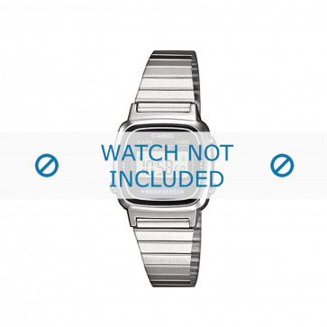 Watch strap Casio LA670WEA-1EF / 10334580 Steel 13mm