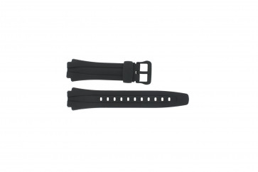 Casio watch strap AQ-160W-1BV Silicone Black 17mm 