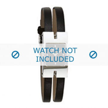 Watch strap Dolce & Gabbana 3719250559 Leather Black 6mm
