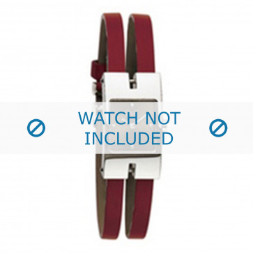Dolce & Gabbana watch strap 3719250575 Leather Red 6mm