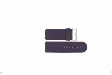 Jacques Lemans watch strap DC218 / PUR Leather Purple 26mm