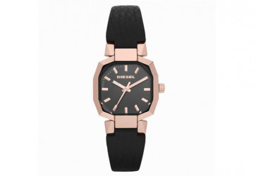 Watch strap Diesel DZ5366 Leather Black 10mm