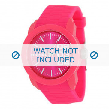 Diesel watch strap DZ1569  Silicone Pink 24mm