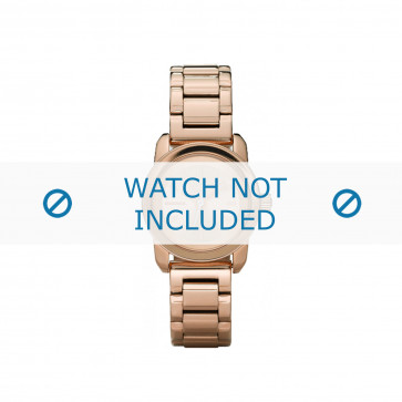 Diesel watch strap DZ5243 Stainless steel Rosé 16mm