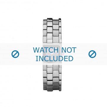 Diesel watch strap DZ5244 Metal Silver 16mm