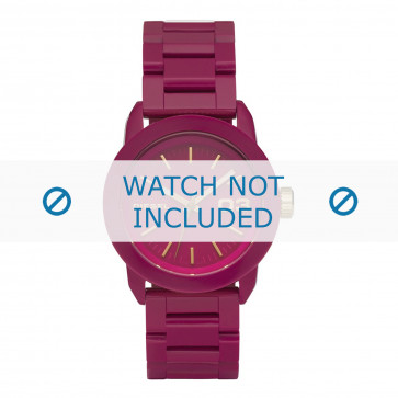 Watch strap Diesel DZ5265 Plastic Pink 20mm