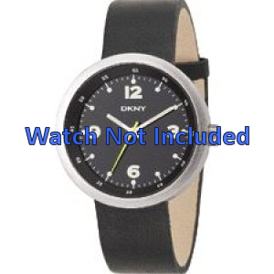 Watch strap DKNY NY2006 Leather Black 20mm