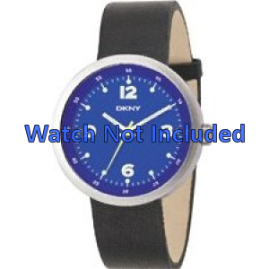 Watch strap DKNY NY2008 Leather Black 20mm
