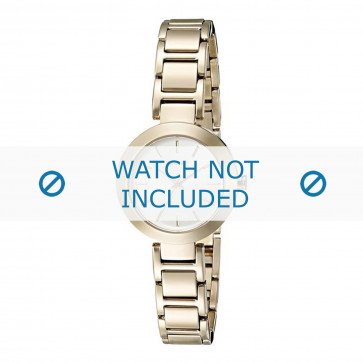 DKNY watch strap NY2399 Metal Gold 18mm