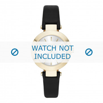 Watch strap DKNY NY2413 Leather Black 8mm