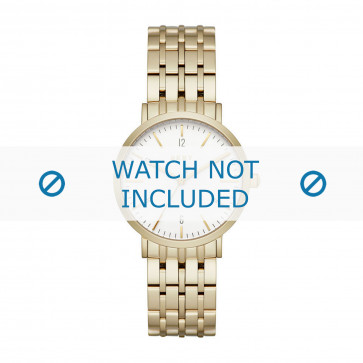 DKNY watch strap NY2503 Metal Gold 18mm