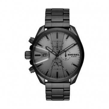 Watch strap Diesel DZ4484 Steel Anthracite grey 22mm