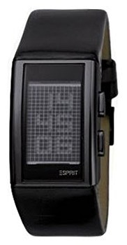 Esprit watch strap ES101382001U Leather Black 25mm