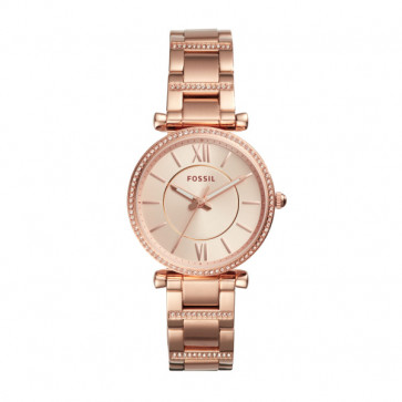 Watch strap Fossil ES4301 Steel Rosé 16mm