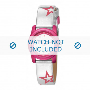 Esprit watch strap ES000FA4-40ZI /  000FA4 Leather Silver